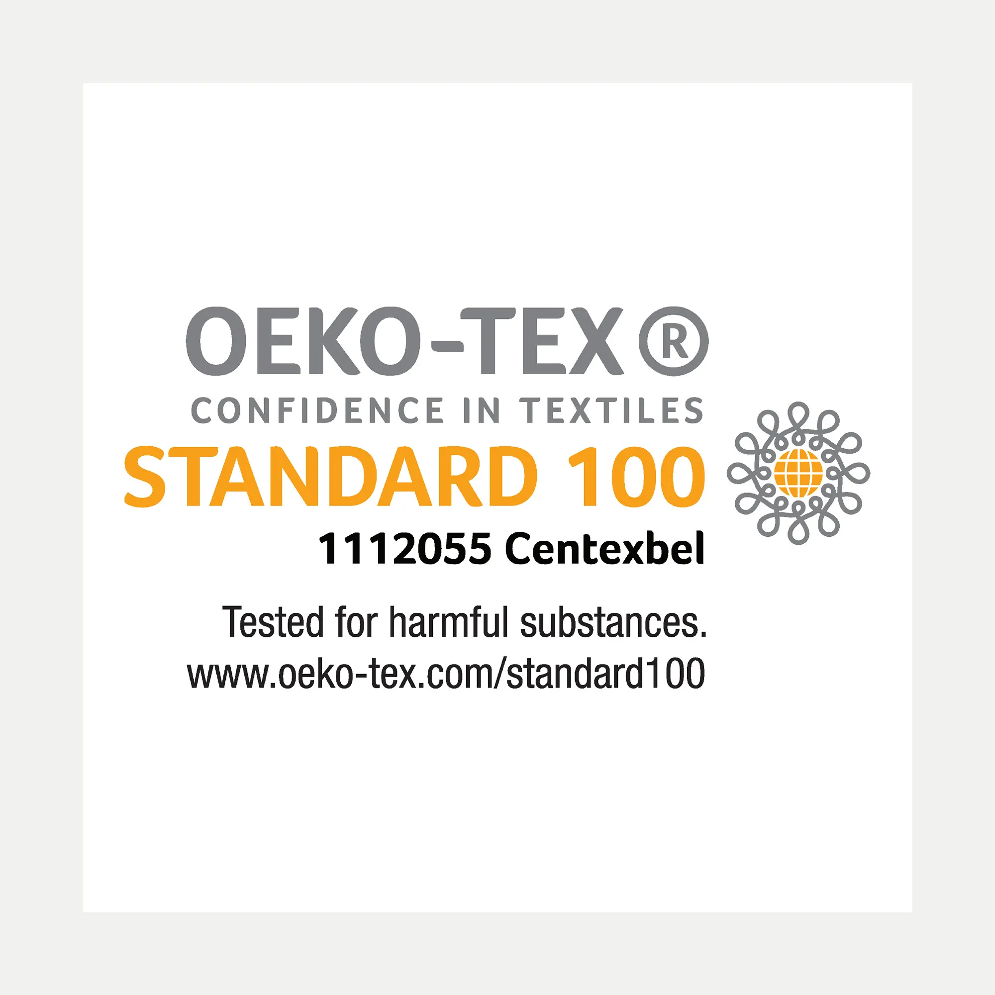 Zertifiziert nach STANDARD 100 by OEKO-TEX