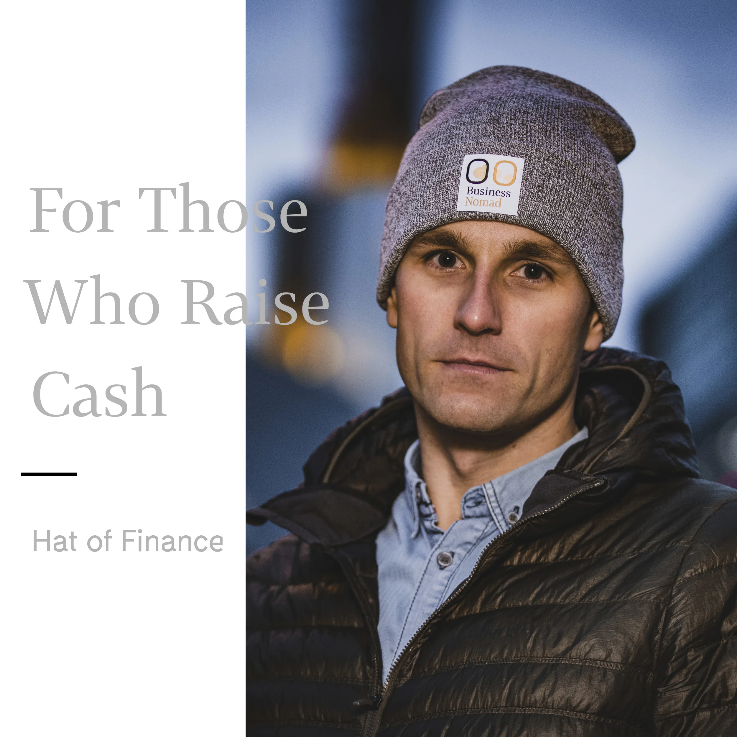 Business Nomad Hat of Finance: Tagline