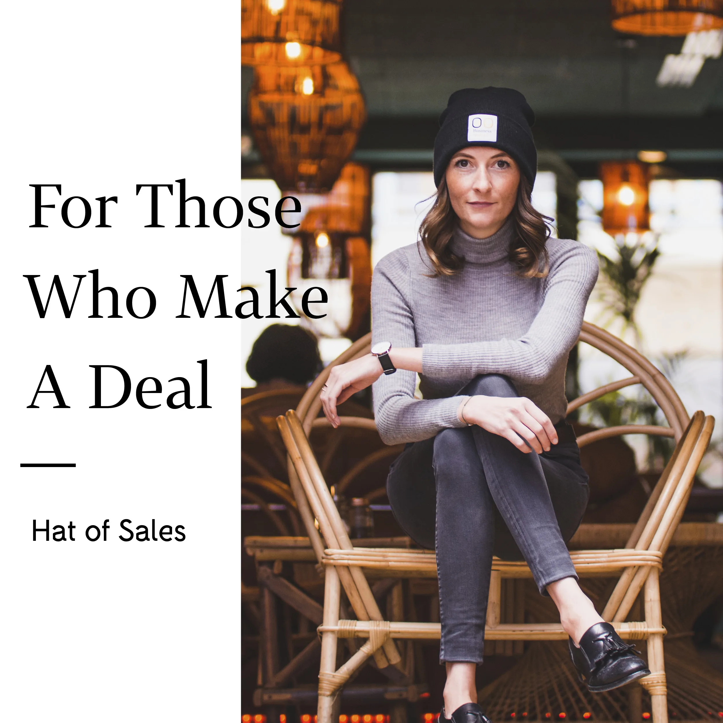 Business Nomad Hat of Sales: Tagline