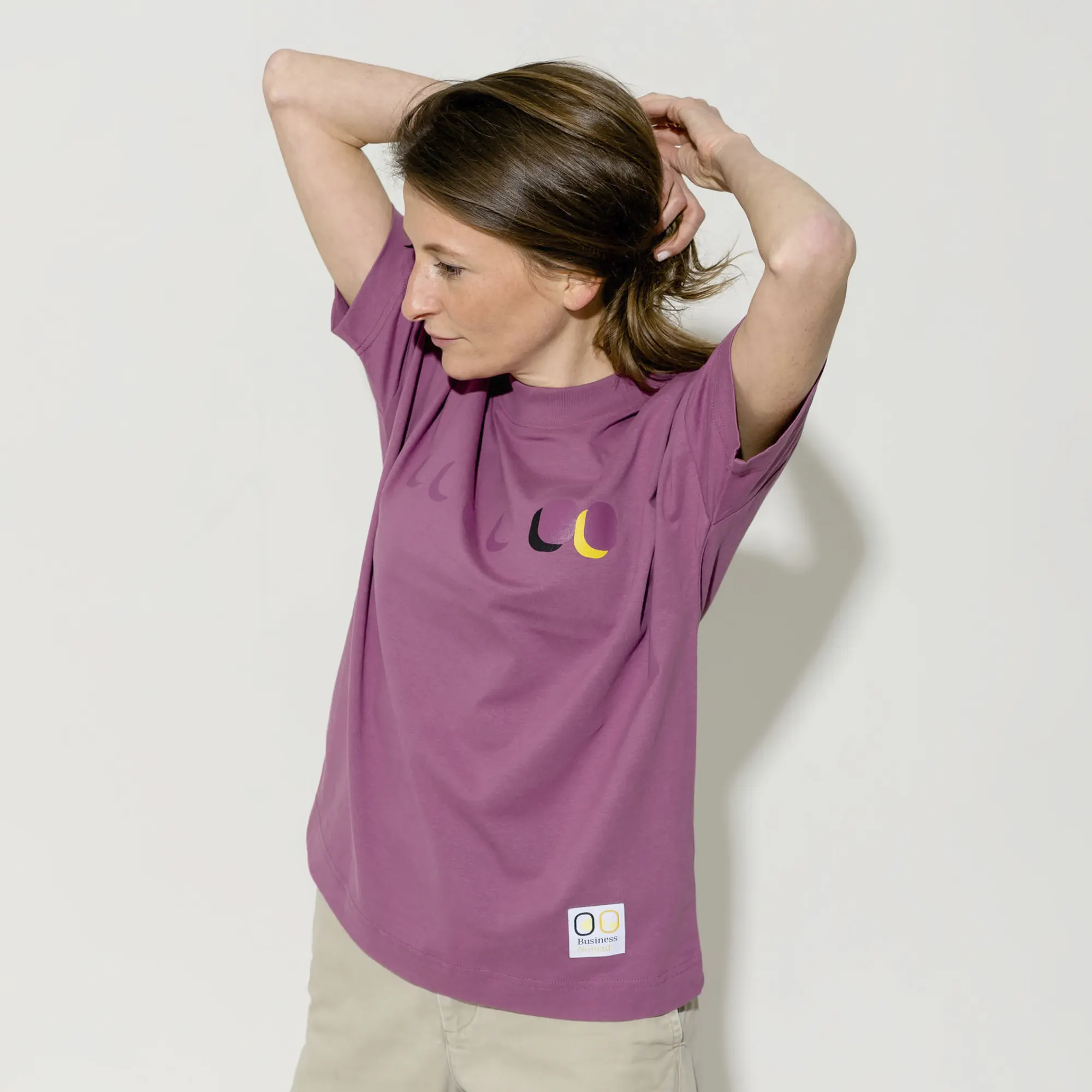 For those who shine bright: Entdecke das Executive Short Sleeve Mauve von Business Nomad