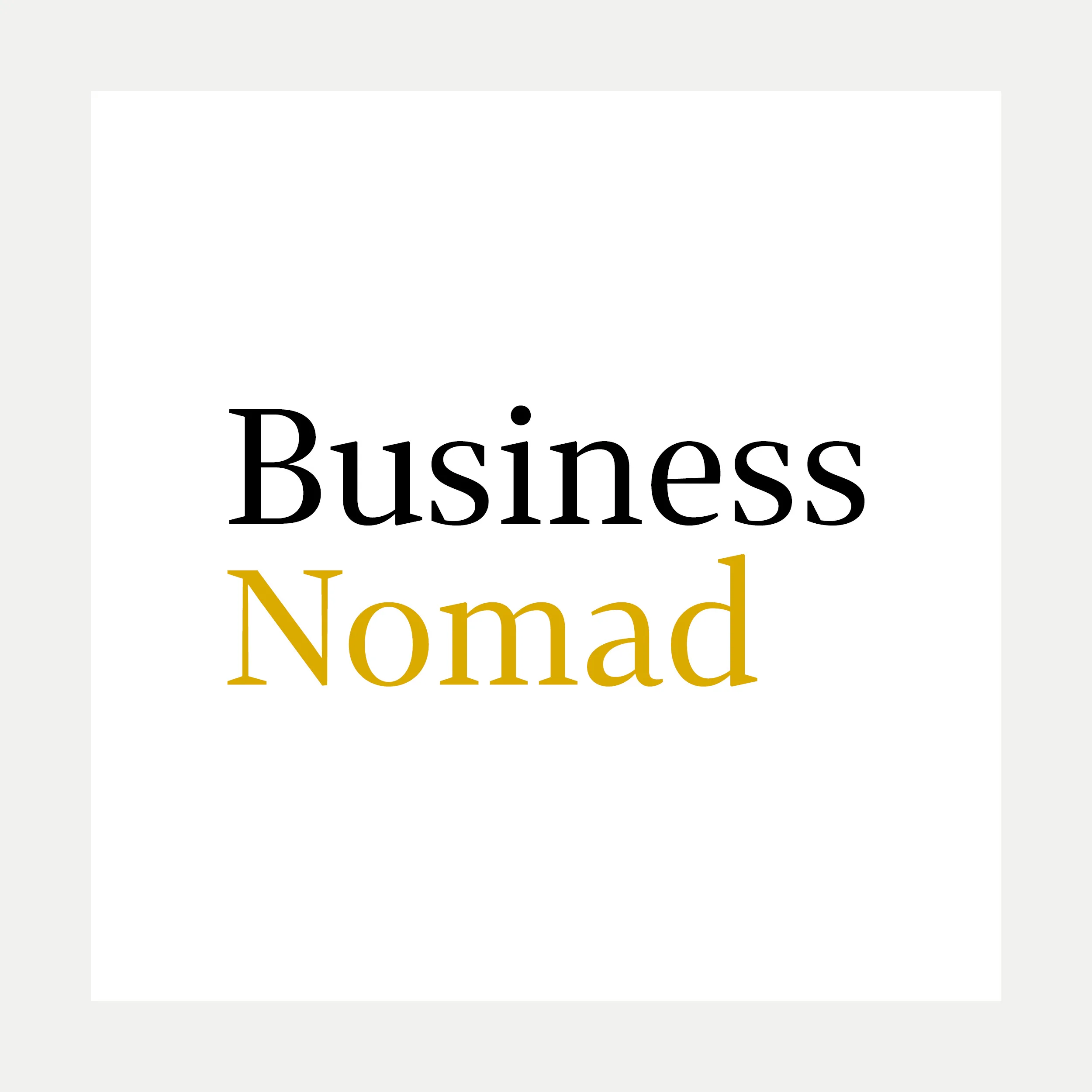 Business Nomad: Wordmark
